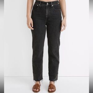 Madewell Curvy Perfect Vintage Straight Jeans Size 26 Lunar Wash High Rise